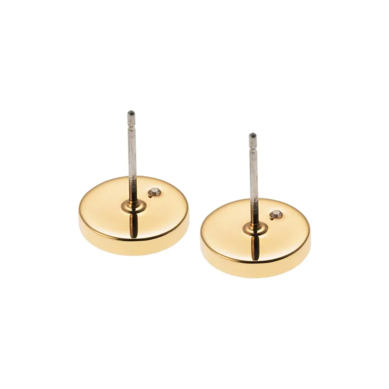 TORY BURCH Metal Stud Earrings Women's Gold-2