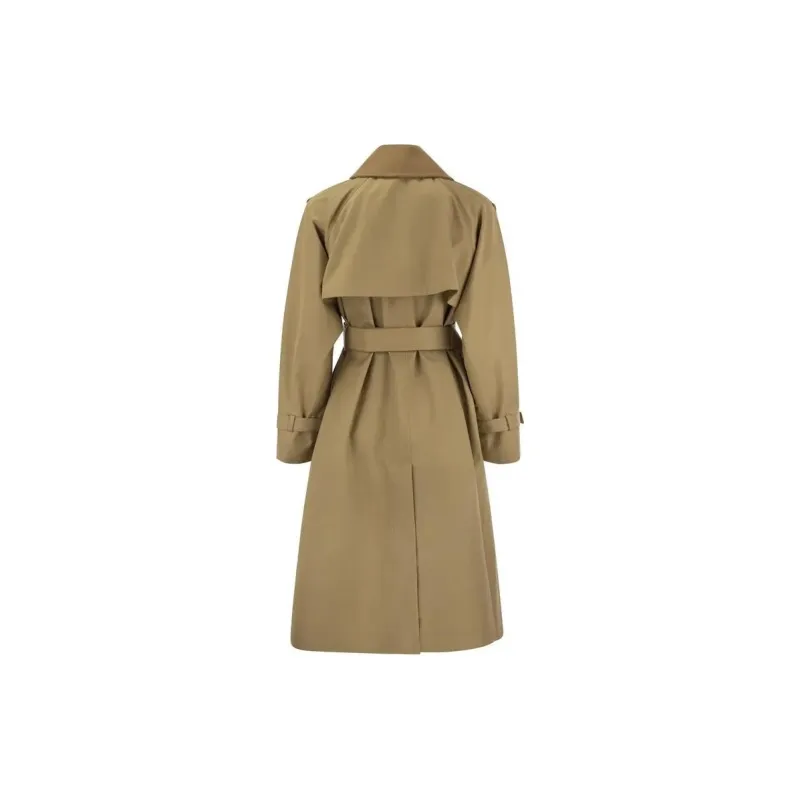 WEEKEND MaxMara Canasta Double Breasted Reversible Trench Coat-1