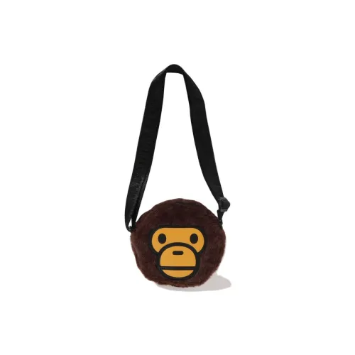 A BATHING APE Polyester Crossbody Bag Kids' Coffee