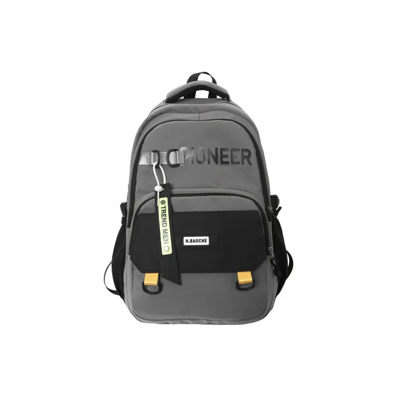 GOBLIN SHARKS 1759 Nylon Backpack Regular Unisex Black/Green/Khaki/Light Gray/Dark Gray-16