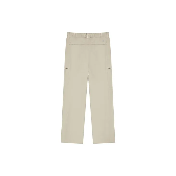 Teenie Weenie Men Evergreen Series Casual Pants Unisex Light Khaki-1