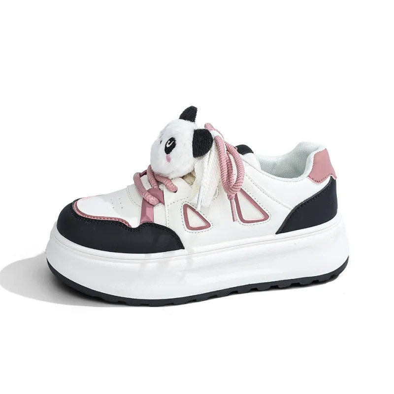 RENBEN Height Increasing Cushioning Lightweight Low-Top Skateboard Shoes Women's-6