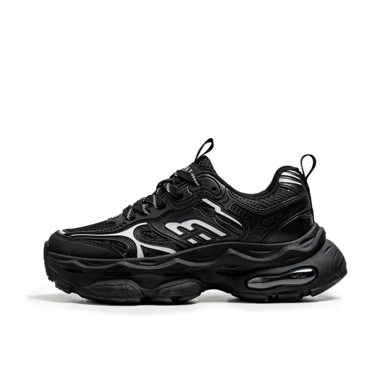 NANJIREN Cushioning Anti Slip Wear Resistant Breathable Height Increasing Low Top Chunky Sneakers Men's-10