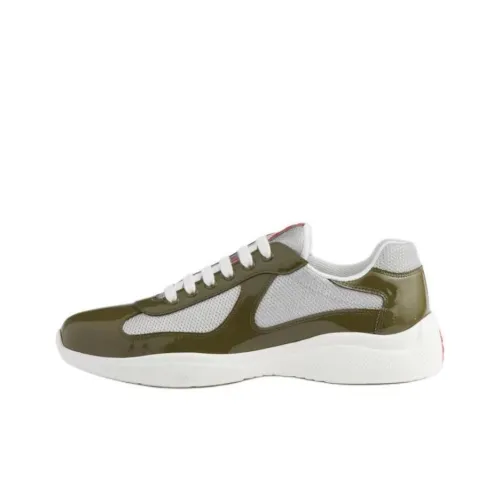 PRADA America's Cup Low-Top Casual Shoes Men's Green