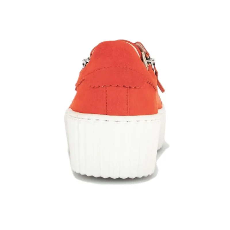 Gabor Fashion Low Top Skateboard Shoes Unisex Orange-4