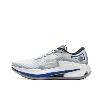 LiNing Liuliu 8 Low Top Casual Running Shoes Men's White Gray Blue