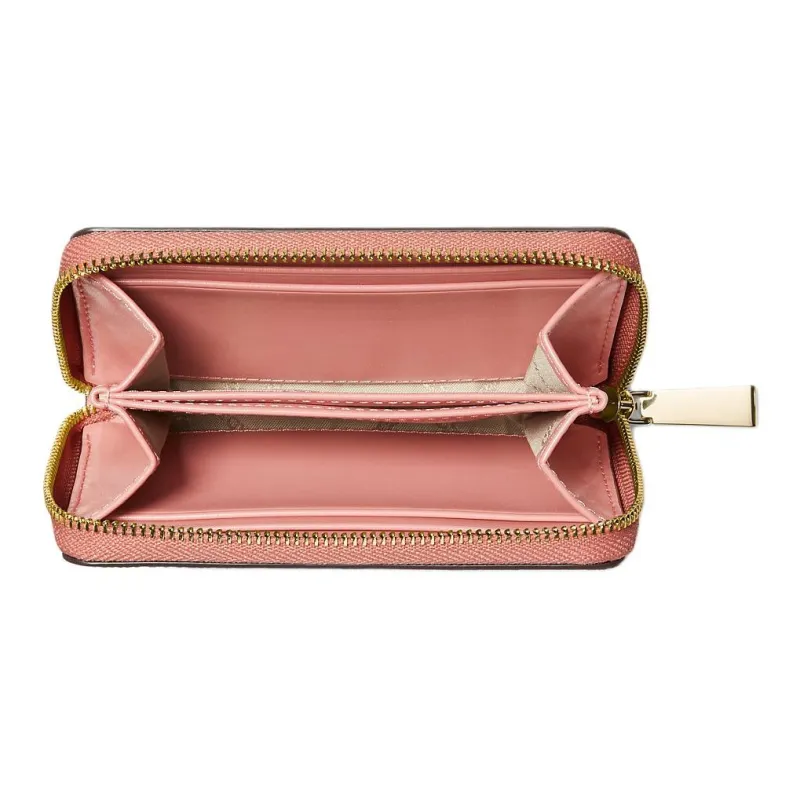 MICHAEL KORS Coated Canvas Wallet Small Size Women's Sunset Rose-2