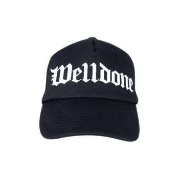 WE11DONE Cotton Baseball Caps Men's Black