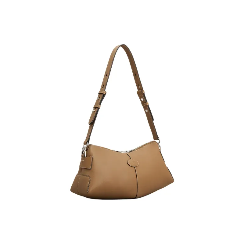 TOD'S DI Calfskin Shoulder Bag Mini Women's Brown-1