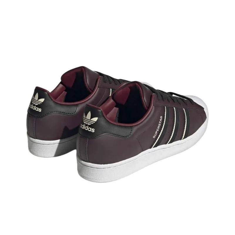 Superstar Adidas Originals 'Shadow Maroon Black'-3