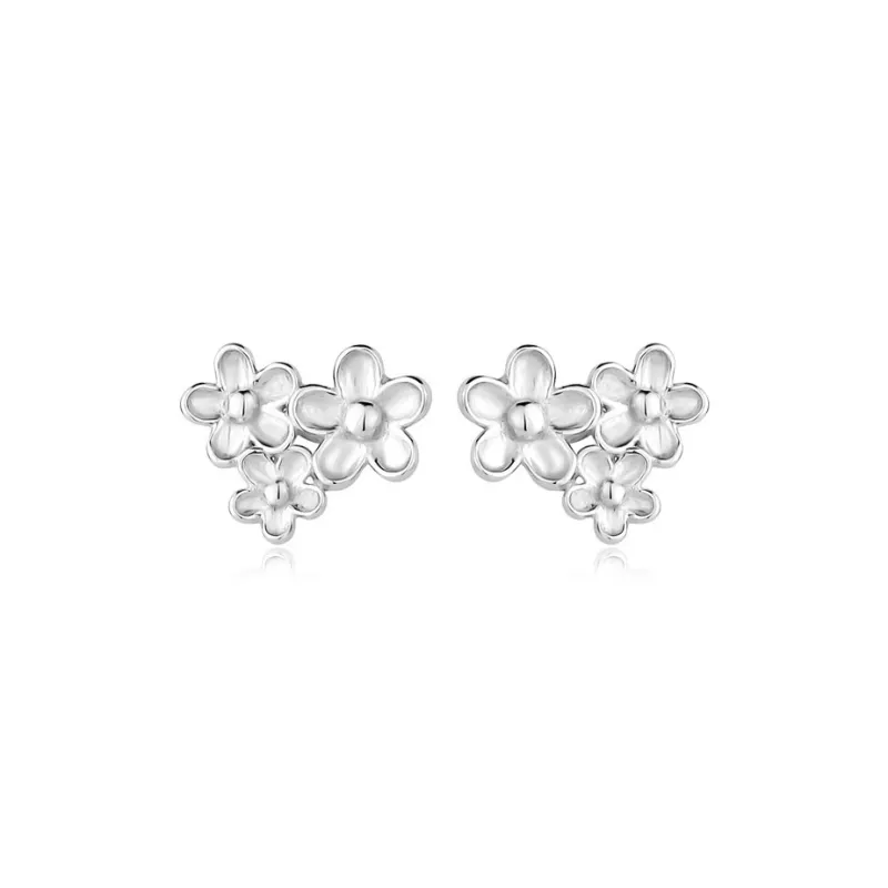 Brilliant Heart S990 Stud Earrings Women's-0