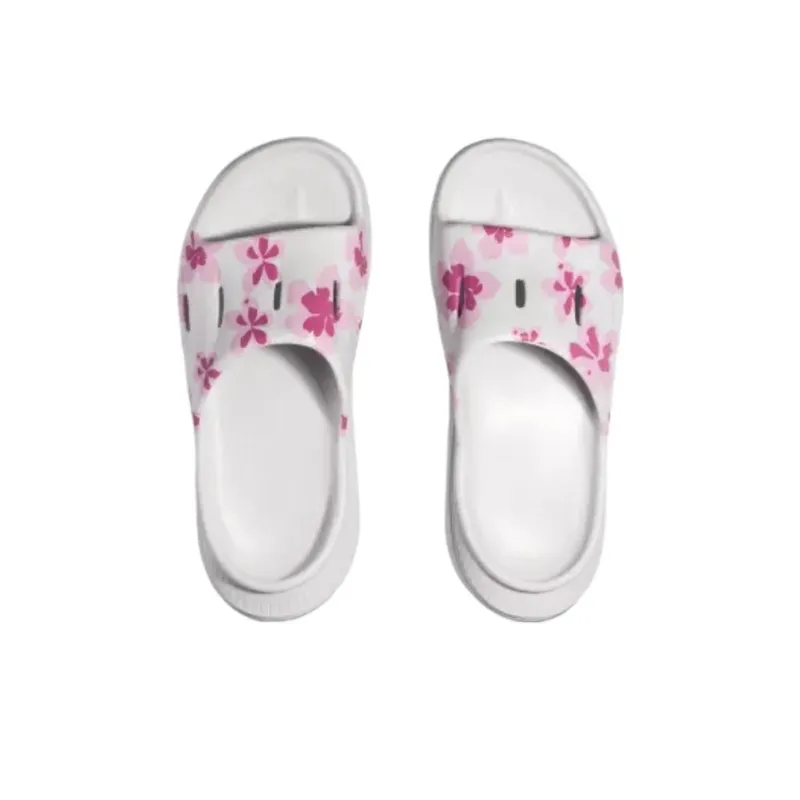 HOKA ONE ONE Ora Recovery Slide 3 Vibrant Bloom Nimbus Cloud-2