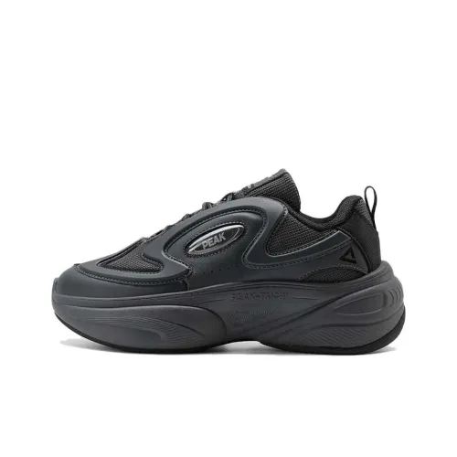 PEAK Non slip Wear resistant Shock Absorption Low Top Casual Running Shoes Women's Dark Gray