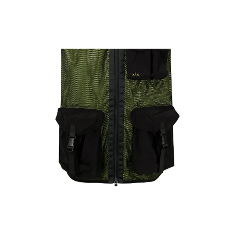 ARMANI EXCHANGE Vests Men Green-5