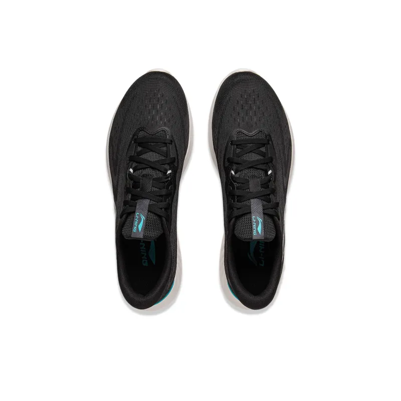 LiNing Qingyi Cushioning, Slip Resistant, Abrasion Resistant, Lightweight Low Top Running Shoes Men's Black-3