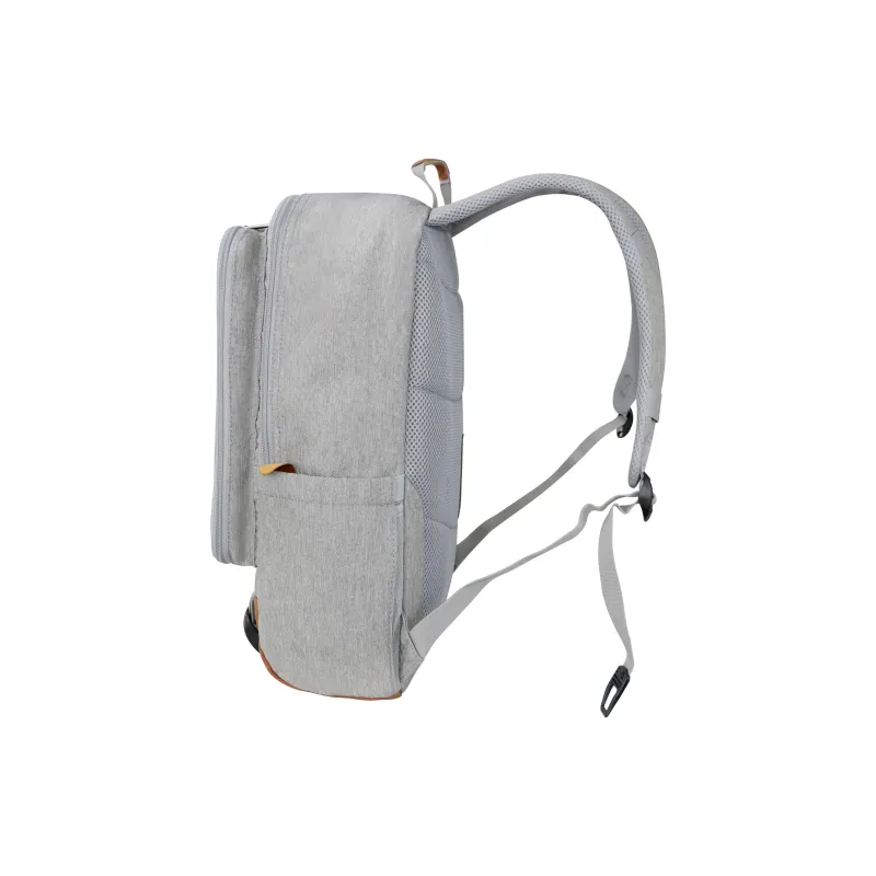 SUISSEWIN Polyester Laptop Bag Backpack Regular Unisex Black Gray/Black Blue/Light Gray-14