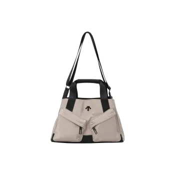 DESCENTE Polyester One Shoulder Handbag Mini Women's Beige