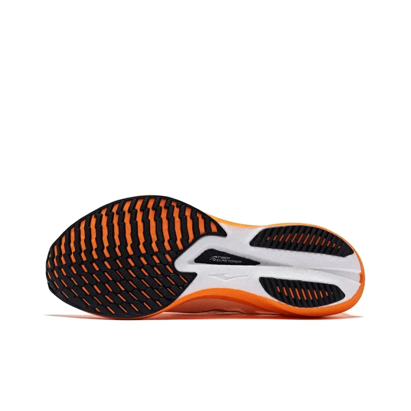 Erke Extreme Wind 3.0 Cushioning Rebound Height Increasing Low Top Training Running Shoes Men's Orange Black-4