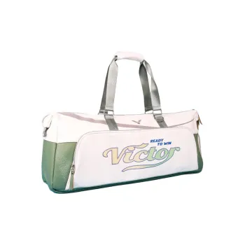 VICTOR Badminton Racket Bags 3 6 Sticks Sporty Style Shoulder Bag Basil Green Unisex Independent Shoe Compartment