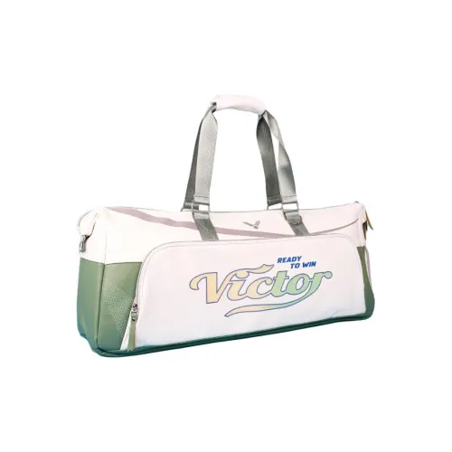 VICTOR Badminton Racket Bags 3 6 Sticks Sporty Style Shoulder Bag Basil Green Unisex Independent Shoe Compartment