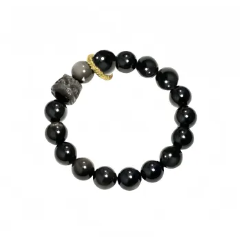 Fengyun Pavilion Obsidian Bracelets Unisex