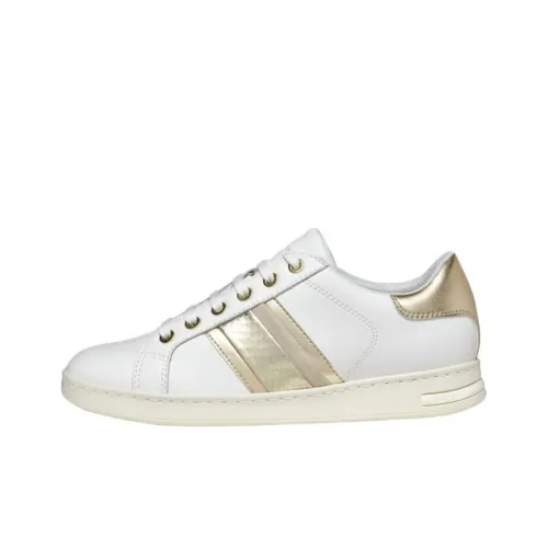 GEOX Jaysen Low Top Skateboard Shoes Women's White Gold