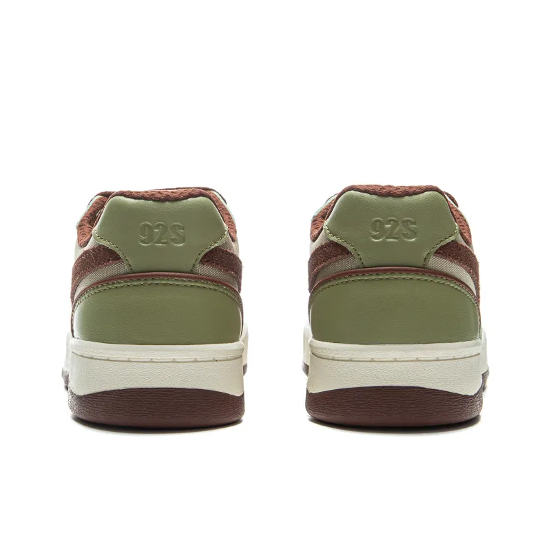 LiNing Slip-Resistant Cushioning Low-Top Skateboard Shoes Men's Greenish-brown-5