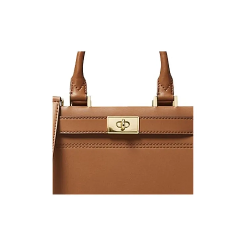 MICHAEL KORS Tatiana Leather Crossbody Bags Handbags Medium Size Women's Brown-2