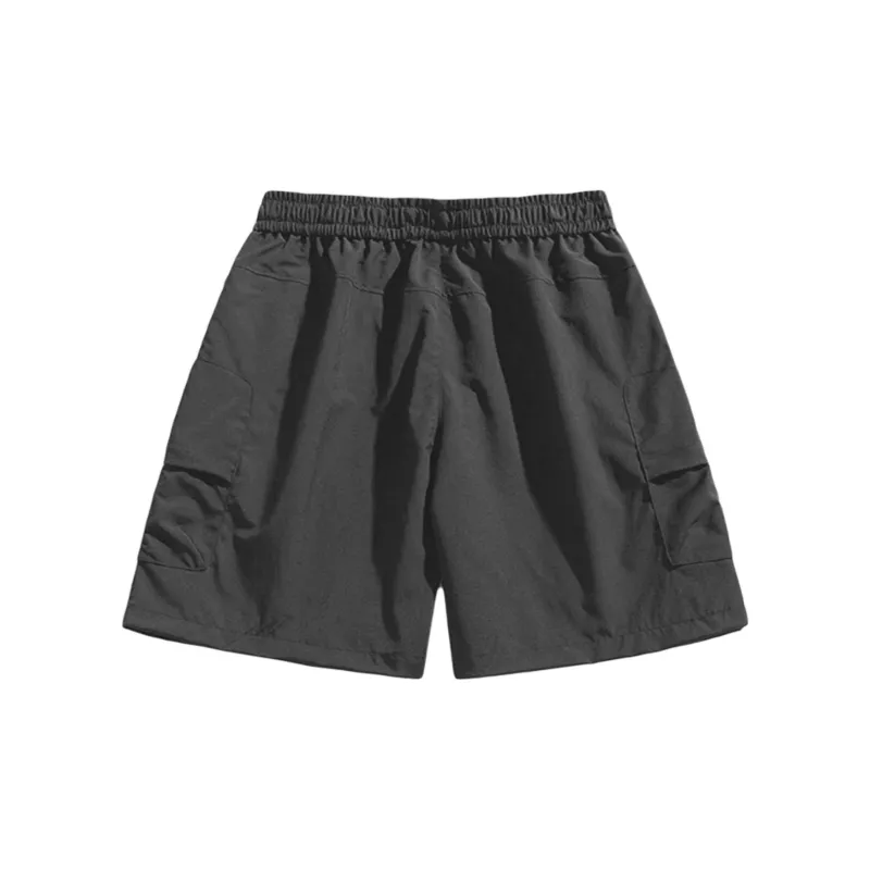 MIIRACER Casual Shorts Unisex Lime Gray-4