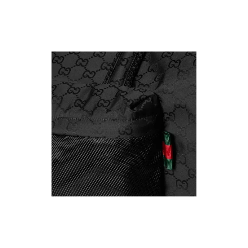 GUCCI Nylon Shoulder Bag Crossbody Bag Handbag Travel Bag Large Size Men's Black-7
