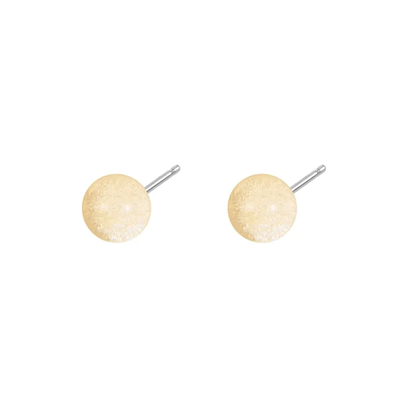 Lady Go S925 Silver Stud Stud Earrings Women's-0