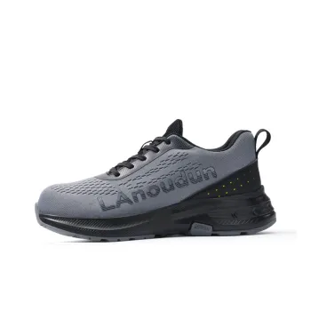 Blue Gull Shield Cushioned Breathable Impact Resistant Low Top Outdoor Shoes Men's Gray