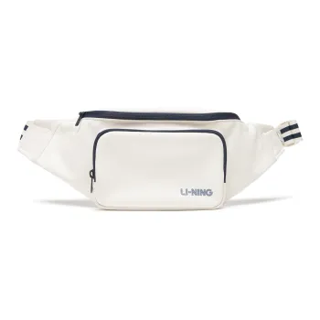 LiNing Polyurethane Fanny Pack Unisex Ivory & Space Blue