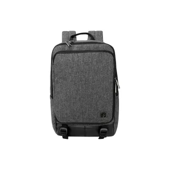 SUISSEWIN Polyester Laptop Bag Backpack Regular Unisex Black Gray/Black Blue/Light Gray