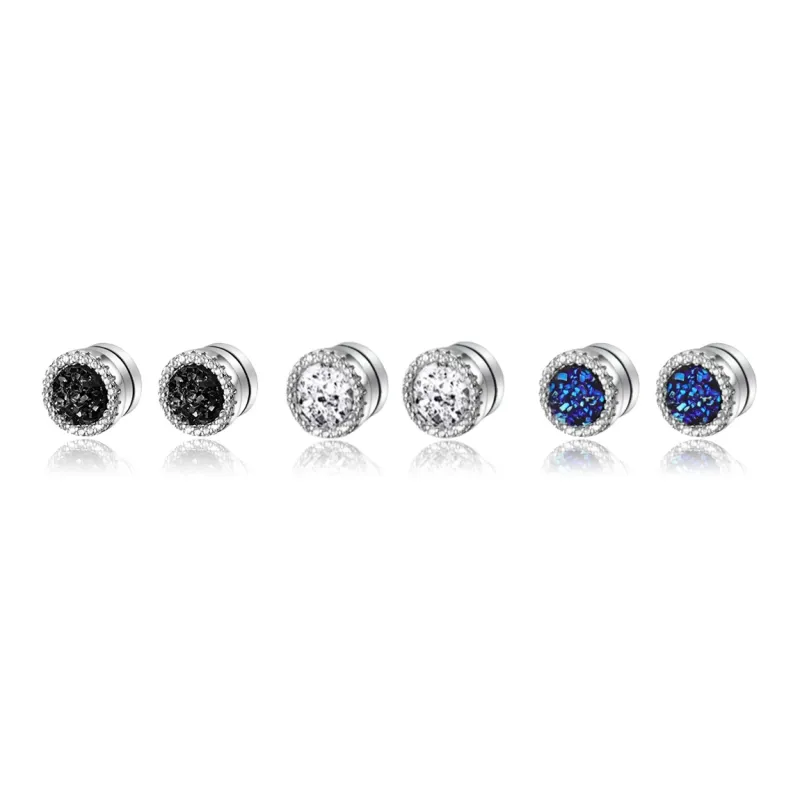 D.K.X Alloy Clip On Earrings Men's-3