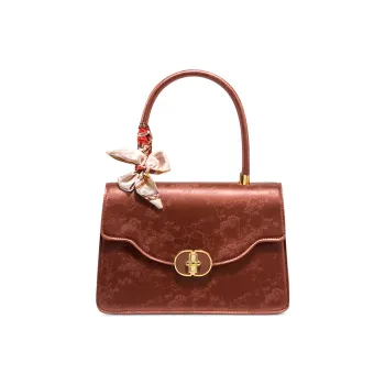 CLEVER& KETCH PU Shoulder Bag Crossbody Bag Handbags Regular Women's Chinese Style Red