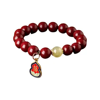 ZHIZUO Cinnabar Bracelets Unisex