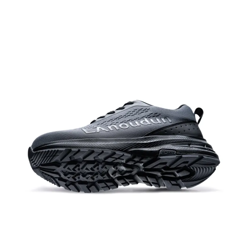 Blue Gull Shield Cushioned Breathable Impact Resistant Low Top Outdoor Shoes Men's Gray-4