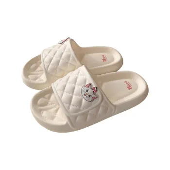 SHIGUDE x Disney Sandal Slippers Women's, Cream White