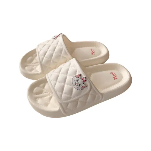 SHIGUDE x Disney Sandal Slippers Women's, Cream White