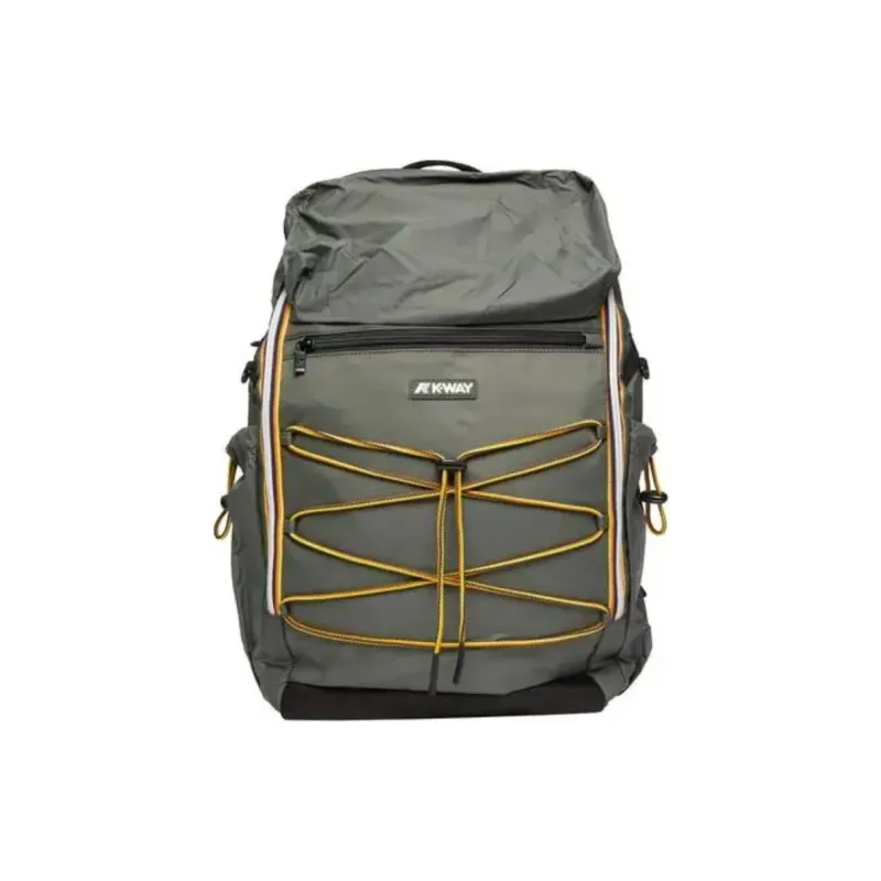 K-WAY Nylon Backpack Men's Green-0