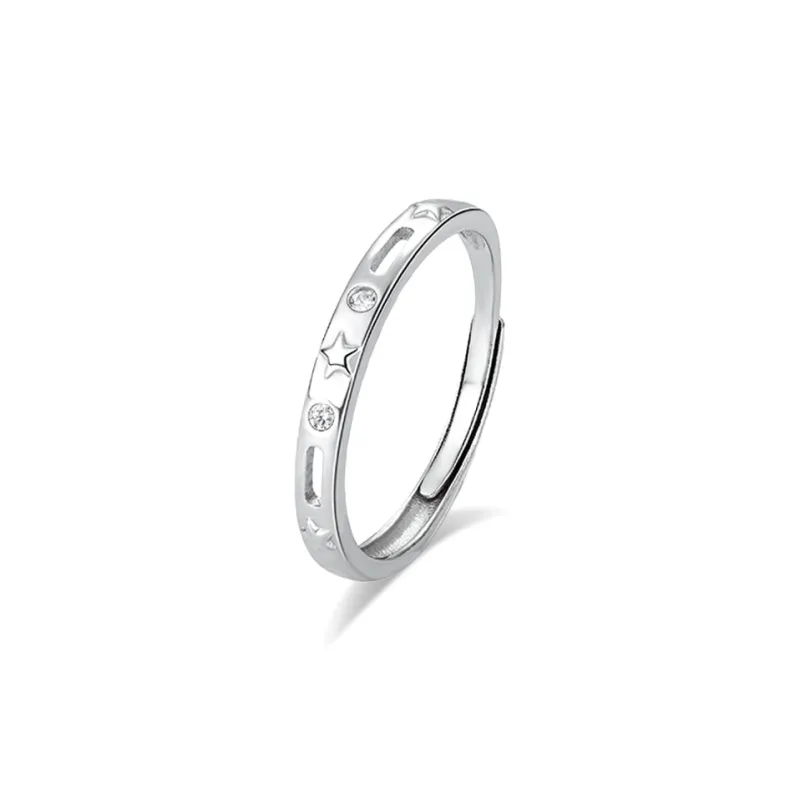 D.K.X S999 Fine Silver Rings Unisex-4