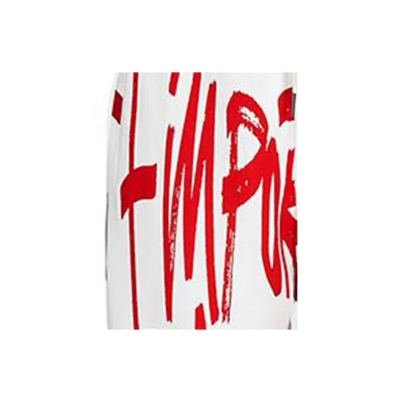 EMPORIO ARMANI Knitted Sweatpants Men's Red White-4