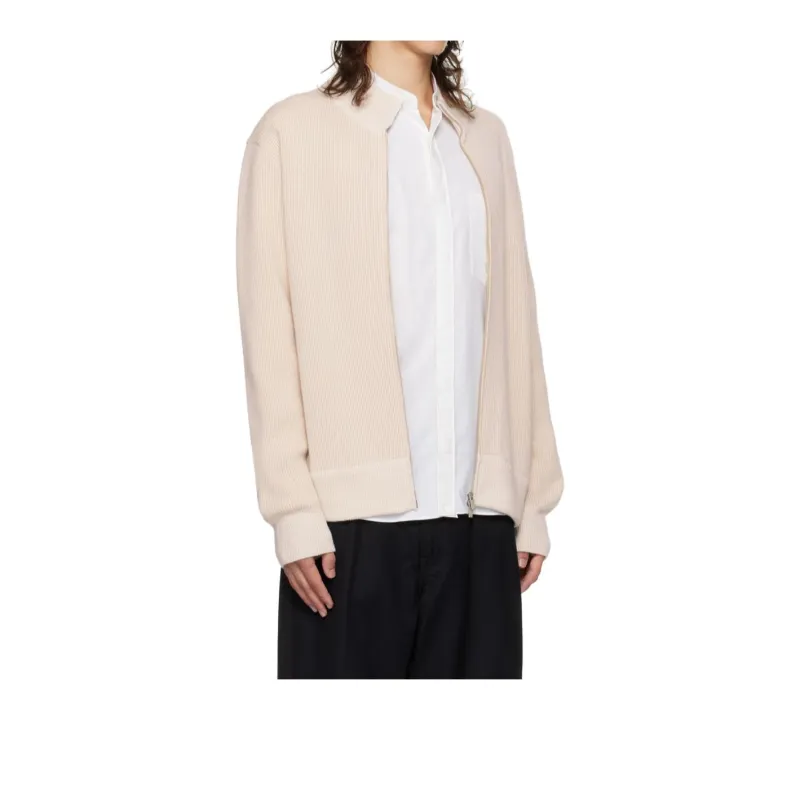 LARDINI Ribbed Cardigan-3