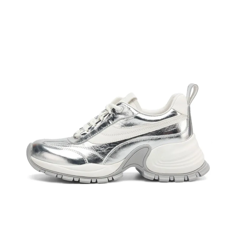 Rosa Bianca Lightweight Height Increasing Low Top Chunky Sneakers Women's-6