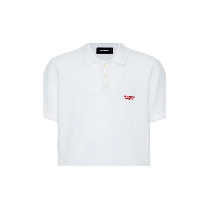 DSQUARED 2 Logo appliqué Polo Shirt-2