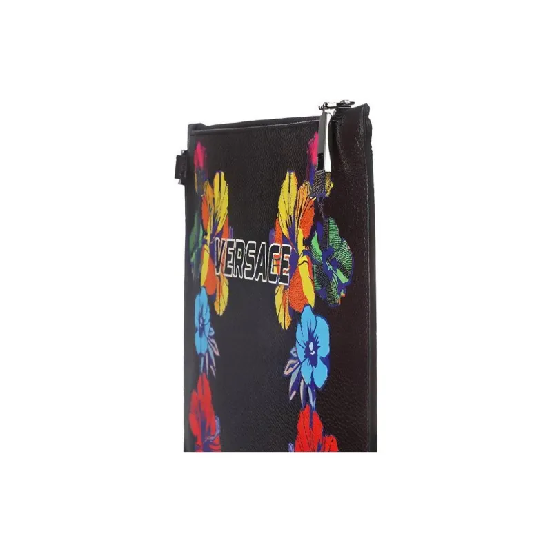 FANSIZHE Leather Clutch Men's Black-3