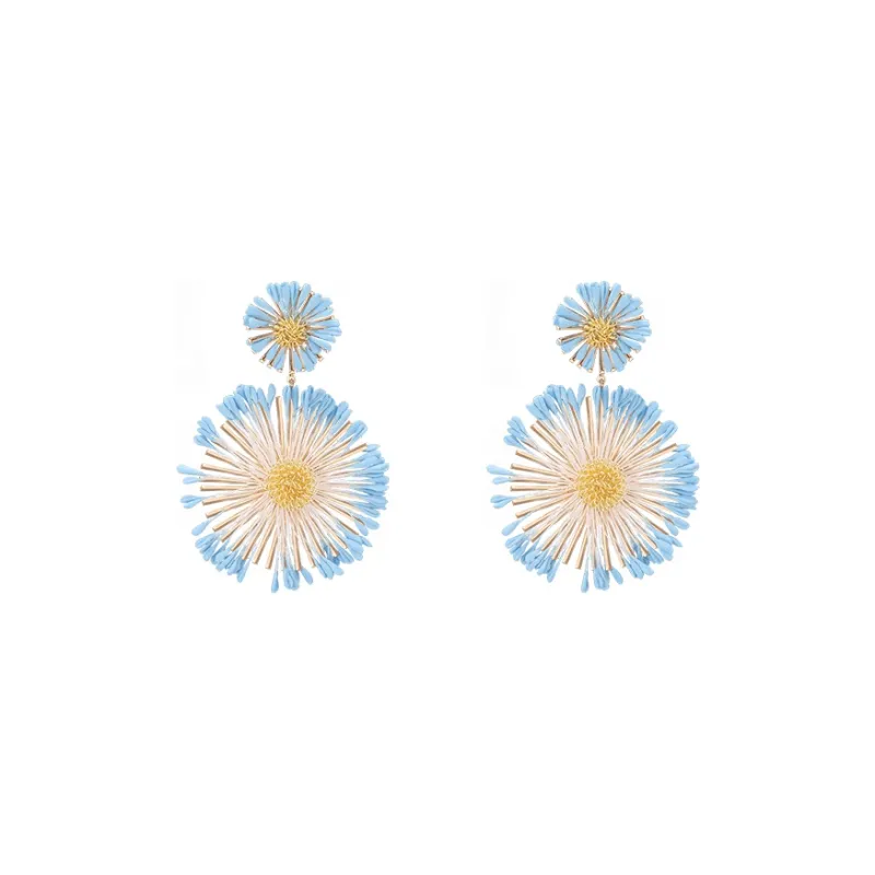 Peach Tea Iron Earrings Women's-2