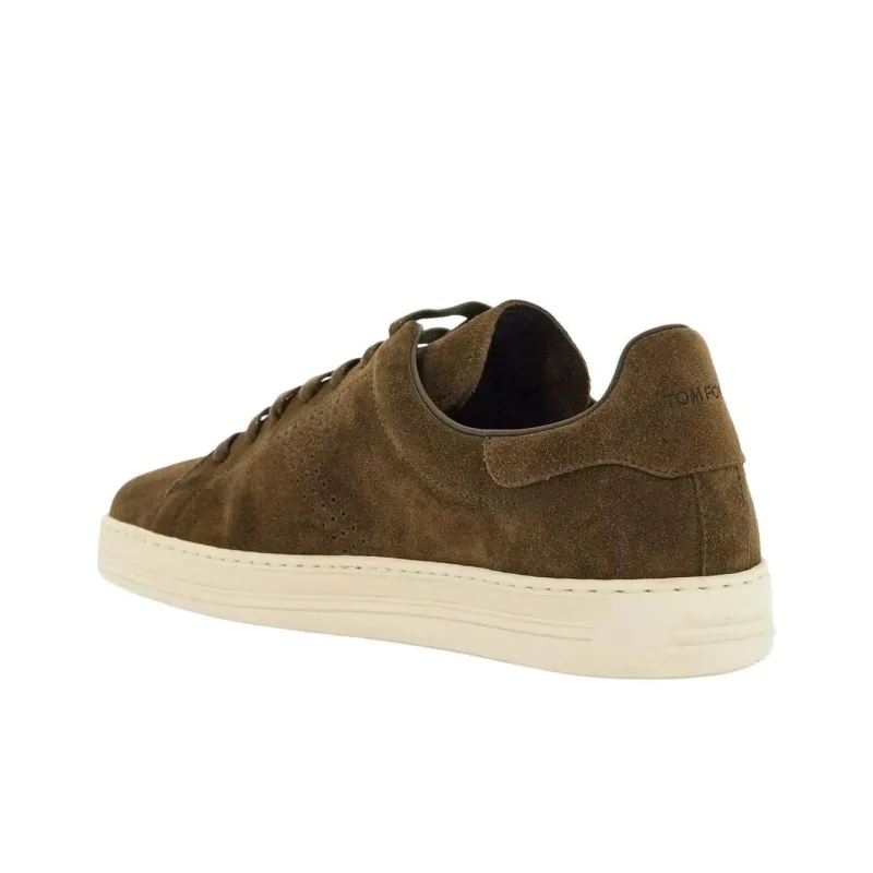 TF Low Top Skateboard Shoes Men's Army Green-3