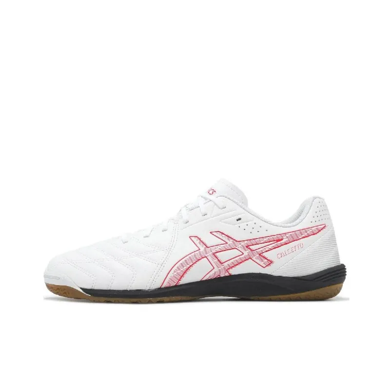 Asics Calcetto Anti Slip Wear Resistant Soccer Shoes Men's White 2E Width-0